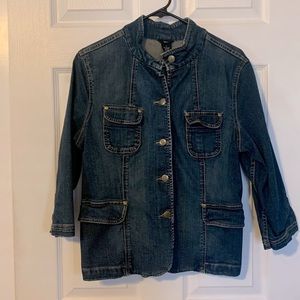 Mossimo, Jean Jacket, Size Large, Gently Worn.